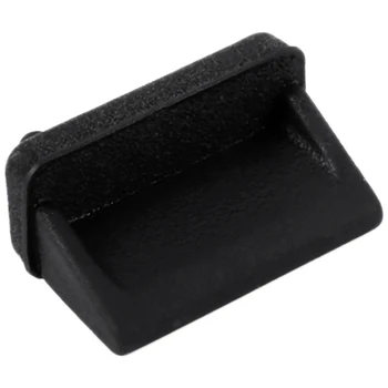 10 шт. Силиконовый штекер USB-порта, пыленепроницаемая вилка, пробка, защитный колпачок, черный