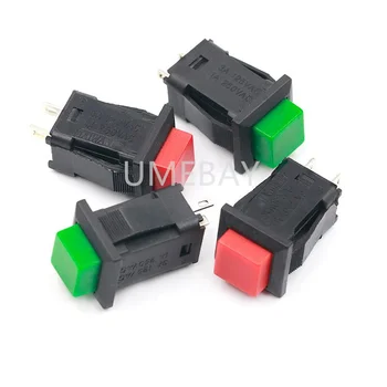 10PCS Красный/зеленый кнопочный переключатель DS-429 1A/250 В переменного тока