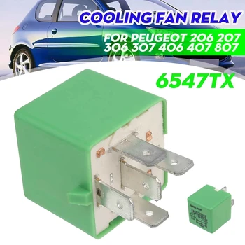 12V 35A 5-контактное реле вентилятора радиатора охлаждения зеленый 6547TX для Peugeot 206 207 306 307 406 407 807