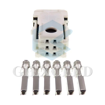 2 комплекта 6-контактный белый автоматический негерметичный адаптер 185311-1 953381-1 953382-2 Миниатюрный электрический разъем для проводов серии 0.6