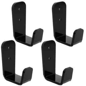 2 комплекта L-образных кронштейнов для полок Хоккейная клюшка Акриловые стойки для удочек Настенный многофункциональный подвесной Хранение Путешествия