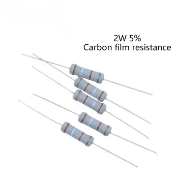 20 шт. 2W 0R-22M Комплект углеродной пленки резистора 5% допуск 470 К 680 К 750 К 1 м 3 м 4,7 м 6,8 м 7,5 м 10 м 10 Ом Сопротивление электроники