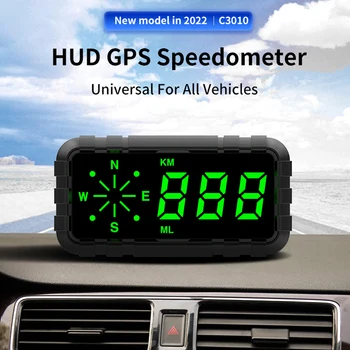 2022 Автомобильный GPS HUD Компас Спидометр Одометр Измерители скорости Цифровой датчик 4,2-дюймовый экран Светодиодный внедорожный 4x4 Аксессуары для мотоциклов