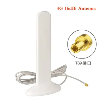 3G 4G LTE Антенна TS9 CRC9 Штекерный разъем 16 дБи с удлинительным кабелем 2 м 3G внешняя антенна для 4G Модем Маршрутизатор antenne arieal