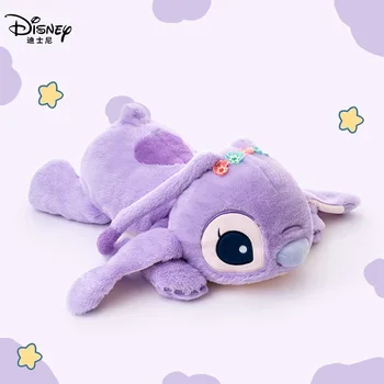 Disney Purple Stitch Мягкие игрушки лежа в положении Lilo & Stitch Плюшевые куклы Throw Pillow Подарок на день рождения для детей или подруги