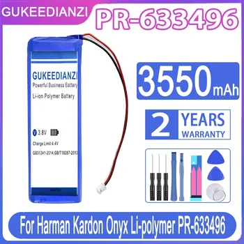 GUKEEDIANZI Сменный аккумулятор PR 633496 3550 мАч для литий-полимерных батарей Harman Kardon Onyx PR-633496 + бесплатные инструменты