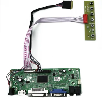 HDMI + VGA + DVI + Audio Control Driver Board Monitor Kit для LP156WHB-TLB1 LP156WHB-TLA1 TLC1 TLD1 1366 * 768 ЖК-панель светодиодного экрана