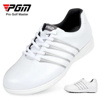 PGM Женская профессиональная нескользящая водонепроницаемая обувь из микрофибры Обувь для гольфа женская дышащая спортивная обувь для отдыха Кроссовки для гольфа