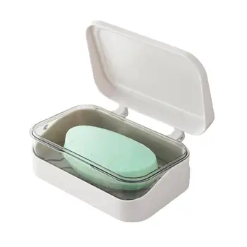 Soap Saver Creative Легко чистить Водонепроницаемый герметичный держатель для мыльницы Коробка Принадлежности для ванной комнаты Мыльница Контейнер для мыла