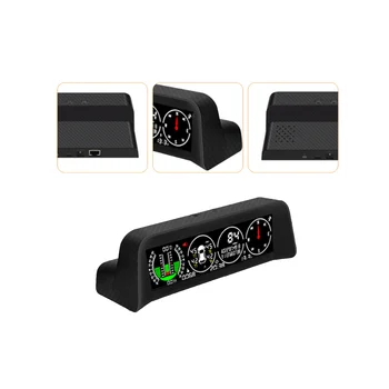 X91 3In1 GPS TPMS HUD для всех транспортных средств, измеритель скорости наклона, инклинометр, автомобильный компас, автомобильный HD, проекционный дисплей (встроенные модели)