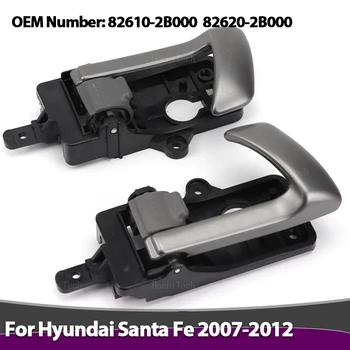 Аксессуары для деталей внутренней передней передней и правой внутренней дверной ручки 82610-2B000 82620-2B000 826202B000 для Hyundai Santa Fe 2007-2012