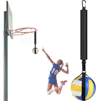 Волейбольное тренировочное оборудование Помощник Тренировочный тренажер с регулируемым ремнем для настройки подачи Спайк Тренировочный мяч для возврата мяча