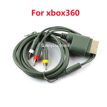 Высокое разрешение 6 футов HD ТВ Композитный AV 3 RCA HD TV Аудио AV Видео Кабель Оптический кабель для Xbox 360 Fat phat