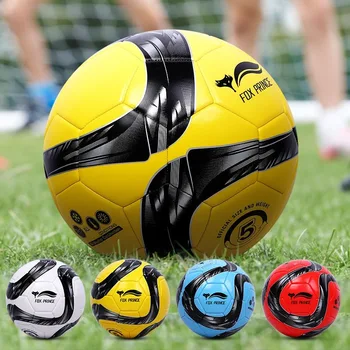  Высококачественные футбольные мячи Размер 5 ПВХ Материал Детские мячи Машинная сшивка Ворота Команда Открытый Матч Игра Футбольный Тренировочный Мяч
