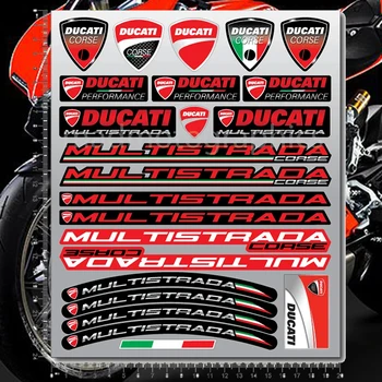 Для Ducati Наклейка Multistrada Наклейка Шлем Танк Логотип Комплект
