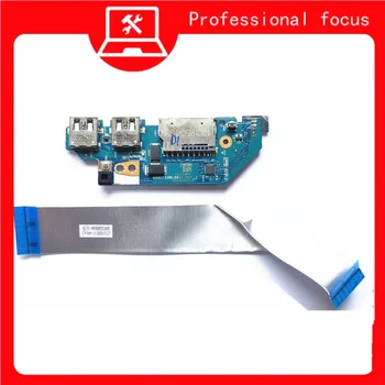 Для Lenovo IdeaPad S340-15IWL 15API USB-считыватель карт Кабель кнопки питания 5C50S24908 LS-H102P