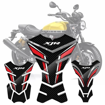 Для Yamaha XJR400 XJR1300 XJR1200 XJR 400 1200 1300 3D Карбоновый протектор накладки на бак мотоцикла