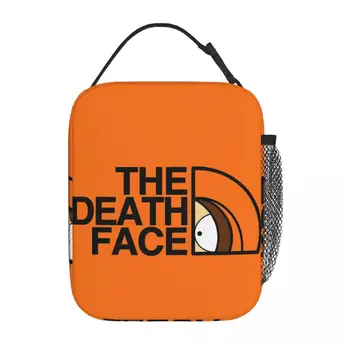 Изолированные ланч-боксы The Death Face Merch Southpark Kenny Lunch Container New Cooler Thermal Lunch Box For School