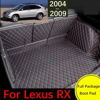 Индивидуальный кожаный коврик для багажника автомобиля для Lexus RX 2004 2005 2006 2007 2008 2009 Водонепроницаемый коврик Коврик Коврик Грязь Автомобильные аксессуары