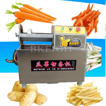  Коммерческая многофункциональная электрическая машина для производства картофельных чипсов, полностью автоматическая картофелерезка для домашней кухни