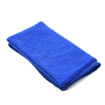  Кухонное полотенце Полотенце для чистки сверхтонких волокон Рабочие места 30 * 30 см Синий инструмент для чистки автомобиля Домашние офисы из микрофибры