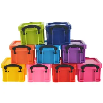 Многофункциональный мини-ящик для хранения с пряжкой, минималистичный пластиковый настольный органайзер, коробка, конфеты, цвет, мини-контейнер для хранения, ювелирные изделия