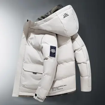 Модное мужское пальто Ветрозащитное Однотонное Дышащее Моющийся Клапан Карман Верхняя одежда Мужское пальто Застежка Лента Манжета
