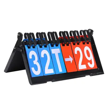 Настольное табло Flip Tennis Games Numbers Scoreboard Scoreboard Keeper для волейбольных соревнований Футбол Бадминтон Спортивная команда