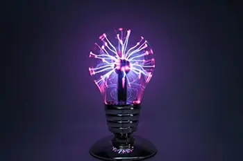 Плазменная лампочка - сенсорный и звукочувствительный интерактивный плазменный свет, подарок для научного образования для украшения / вечеринки / спальни