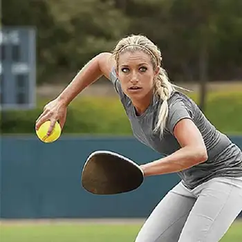 Полевой тренер Бейсбольная тренировочная перчатка для биты Для тренировки отбивания мяча Руки в поле Бейсбол Бейсбол в поле Тренировочный бейсбол