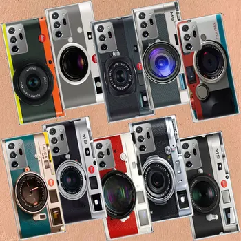 Ретро Винтажный чехол для телефона с камерой для Samsung Galaxy A02S A12 A22 A32 A42 A52S A52 A72 A03 A03S A13 A23 A33 A53 A73 5G A10E A81 A9