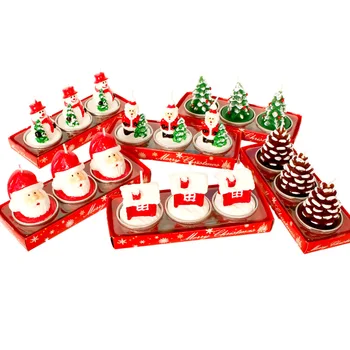 Санта-Клаус Креативный Навидад Снеговик Рождественская свеча Ароматерапия Подарочный набор Рождественское украшение дома Подарки на день рождения 2024 Новый год