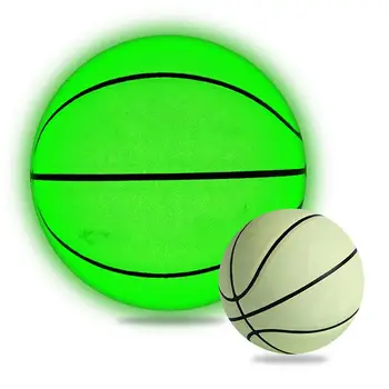 Светящийся в темноте баскетбольный мяч размера 7 ночная игра баскетбол PU кожаный баскетбол для мальчиков-подростков тренировка в помещении на открытом воздухе ночью
