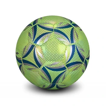 Светящийся Размер 4 Футбольный мяч Размер 4 Детский футбол Ослепительное свечение в темноте Тренировочный и игровой мяч Длительная яркость