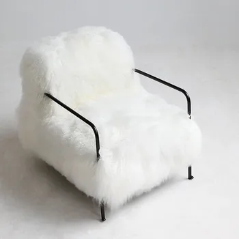 Скандинавский минималистичный одноместный диван Baxter, легкий роскошный диван, одноместный стул, дизайнер гостиной, осенняя водяная шерсть для отдыха