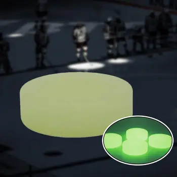 Хоккей с шайбой Светящийся в темноте самоподсвечивающийся диаметр 7,2 см Вечеринка